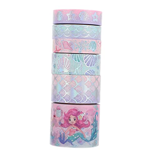 LIFKOME 6Rollen Washi Tape Dekoratives Klebeband Für DIY Scrapbooking Tagebuchgestaltung Und Zartes Design Für Projekte Und Heimdekoration LIFKOME 6Rollen Washi Tape Dekoratives Klebeband Für DIY Scrapbooking Tagebuchgestaltung Und Zartes Design Für Projekte Und Heimdekoration von LIFKOME