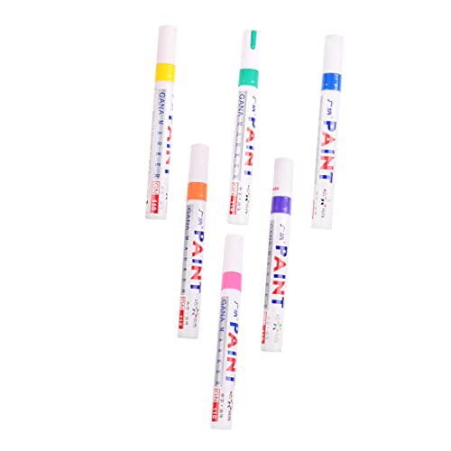 LIFKOME 6Stücke Auto Marker Stift Wasserdichte Farbmarkierungen Für Reparaturen Für Projekte Und Fahrzeugpflege LIFKOME 6Stücke Auto Marker Stift Wasserdichte Farbmarkierungen Für Reparaturen Für Projekte Und Fahrzeugpflege von LIFKOME