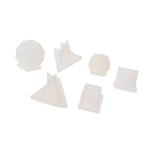 LIFKOME 6Stücke DIY Kristallwürfel Silikonformen Epoxidwürfel Gießform für Kreative Projekte für DIY Spiele und Kunsthandwerk Umweltfreundliches Silikonmaterial Einfach von LIFKOME