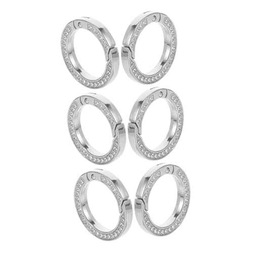 LIFKOME 6Stücke Metall Schlüsselanhänger Runde Schlüssel Organisationsringe Langlebige Schlüsselringe Für Auto Und Hausschlüssel Für DIY Projekte Silberfarben LIFKOME 6Stücke Metall Schlüsselanhänger Runde Schlüssel Organisationsringe Langlebige Schlüsselringe Für Auto Und Hausschlüssel Für DIY Projekte Silberfarben von LIFKOME