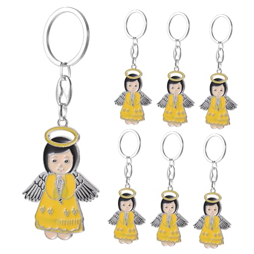 LIFKOME 6Stücke Schlüsselanhänger Schutzengel Anhänger Für Taschen Rucksäcke Und Schlüssel Gastgeschenke Für Taufen Und Feierlichkeiten LIFKOME 6Stücke Schlüsselanhänger Schutzengel Anhänger Für Taschen Rucksäcke Und Schlüssel Gastgeschenke Für Taufen Und Feierlichkeiten von LIFKOME