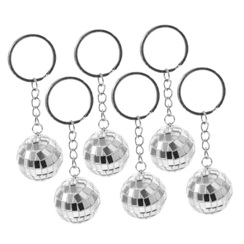 LIFKOME 6Stücke Spiegelkugel Schlüsselanhänger für Partys Stylisches Disco Zubehör Tragbar oder Party Favor für Weihnachtsfeiern und Geburtstagsdeko LIFKOME 6Stücke Spiegelkugel Schlüsselanhänger für Partys Stylisches Disco Zubehör Tragbar oder Party Favor für Weihnachtsfeiern und Geburtstagsdeko von LIFKOME