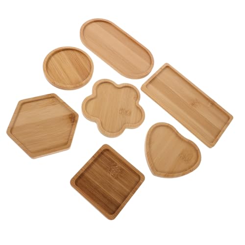LIFKOME 7 Stück Teiliges DIY Mosaik Holztablett aus Bambus Vielseitige Leere Bastelplatten in Formen Quadratisch Sechseckig Herzförmig Oval Blumenförmig für Mosaik bastelprojekte und LIFKOME 7 Stück Teiliges DIY Mosaik Holztablett aus Bambus Vielseitige Leere Bastelplatten in Formen Quadratisch Sechseckig Herzförmig Oval Blumenförmig für Mosaik bastelprojekte und von LIFKOME