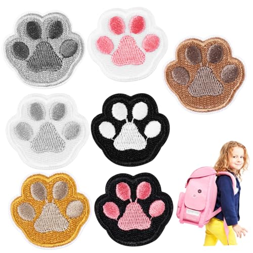 LIFKOME 7 Stück Teiliges Hundepfoten Flicken zum Aufbügeln und Selbstklebend Bestickte Patches für Kleidung Jeans Jacken Hüte Taschen Reparatur und DIY Dekoration LIFKOME 7 Stück Teiliges Hundepfoten Flicken zum Aufbügeln und Selbstklebend Bestickte Patches für Kleidung Jeans Jacken Hüte Taschen Reparatur und DIY Dekoration von LIFKOME