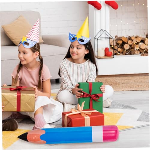 LIFKOME 7 Stück Teiliges PVC Aufblasbares Jumbo Bleistift Farbenfrohe Schulanfang Dekoration Extra Große Bleistiftballons Sicherer PVC Einfach Aufzuhängen für Klassenzimmer und LIFKOME 7 Stück Teiliges PVC Aufblasbares Jumbo Bleistift Farbenfrohe Schulanfang Dekoration Extra Große Bleistiftballons Sicherer PVC Einfach Aufzuhängen für Klassenzimmer und von LIFKOME