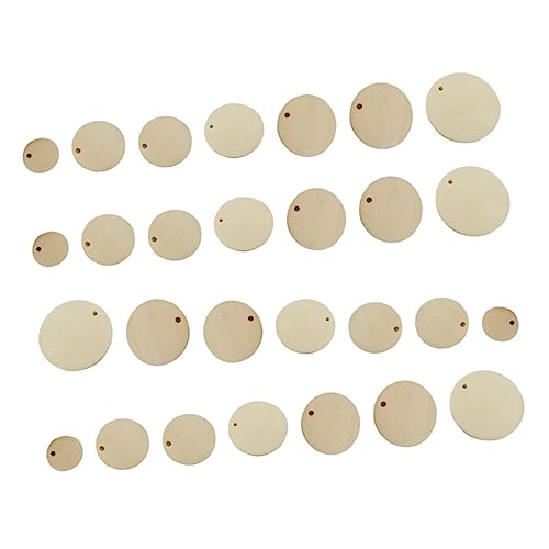 LIFKOME 70 Stück Teiliges Runde Holzscheiben mit Loch Naturbelassene Bastelholzstücke in Glatt Geschliffen für DIY Dekoration Anhänger Scrapbooking Malen Bastelprojekte LIFKOME 70 Stück Teiliges Runde Holzscheiben mit Loch Naturbelassene Bastelholzstücke in Glatt Geschliffen für DIY Dekoration Anhänger Scrapbooking Malen Bastelprojekte von LIFKOME