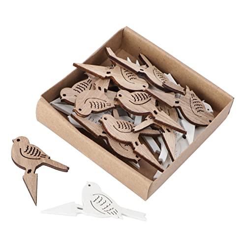 LIFKOME 72 Stück Holzchip-set Mit Ostermotiven Für Heimdeko Und Festdeko Aus Haltbarem Material von LIFKOME
