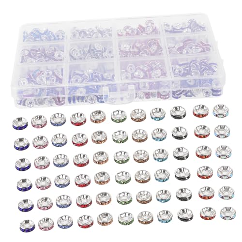 LIFKOME 720 Stück DIY Abs Spacer Perlen Langlebige Lose Schmuckperlen für Armbänder Halsketten Ohrringe Selber Machen Vielseitige Bastelperlen für Kreative Schmuckherstellung LIFKOME 720 Stück DIY Abs Spacer Perlen Langlebige Lose Schmuckperlen für Armbänder Halsketten Ohrringe Selber Machen Vielseitige Bastelperlen für Kreative Schmuckherstellung von LIFKOME