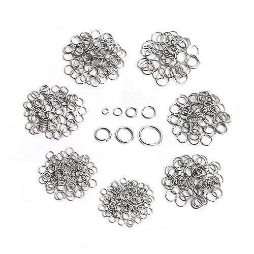 LIFKOME 770Stücke Teiliges Schmuck Zubehör Offene Und Geschlossene Ringe Für DIY Ohrringe Bettelarmband Und Schlüsselanhänger Langlebig Und Vielseitig Einsetzbar LIFKOME 770Stücke Teiliges Schmuck Zubehör Offene Und Geschlossene Ringe Für DIY Ohrringe Bettelarmband Und Schlüsselanhänger Langlebig Und Vielseitig Einsetzbar von LIFKOME