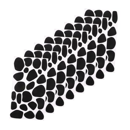 LIFKOME 8 Blätter DIY Filzpolster Aufkleber Zum Handwerk Kleber Filzkreise Klebrige Punkte Stoffaufkleber Dekorative Filzaufkleber Kleidung DIY Aufkleber Für Kleidung von LIFKOME