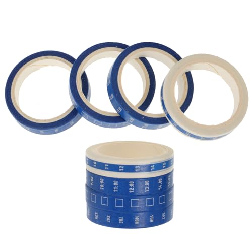 LIFKOME 8 Rollen Planungs Washi Tapes mit Zeitachsen Aufklebern Wiederverwendbar Rückstandsfrei Bunte Dekorationsklebebänder für Scrapbooking Wochenplan und Zeitmanagement LIFKOME 8 Rollen Planungs Washi Tapes mit Zeitachsen Aufklebern Wiederverwendbar Rückstandsfrei Bunte Dekorationsklebebänder für Scrapbooking Wochenplan und Zeitmanagement von LIFKOME
