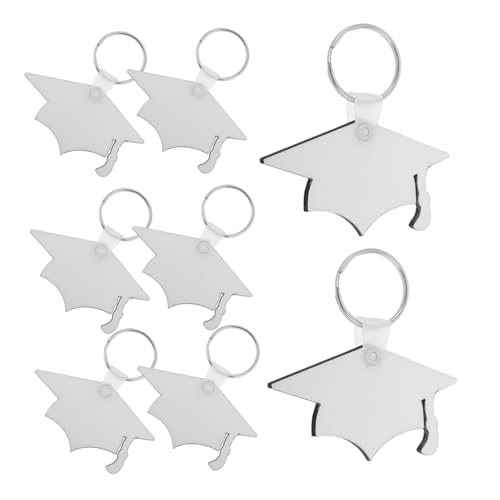 LIFKOME 8 Stück Abschlusskappen Schlüsselanhänger Abschlussdiplom Anhänger Gastgeschenke Für Gäste Abschlusskappen Sublimationsrohlinge Kappen Dekorationen Für Den Abschluss LIFKOME 8 Stück Abschlusskappen Schlüsselanhänger Abschlussdiplom Anhänger Gastgeschenke Für Gäste Abschlusskappen Sublimationsrohlinge Kappen Dekorationen Für Den Abschluss von LIFKOME