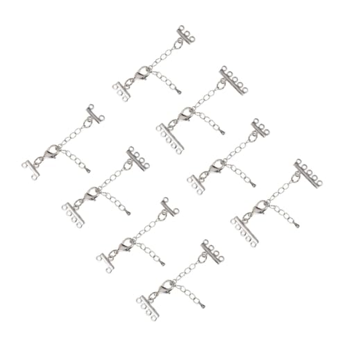 LIFKOME 8 Stück Erweiterte und Armbandverlängerungsketten mit Karabiner Teiliges Set für DIY Schmuckherstellung Praktische Verbindungselemente für Schmuckzubehör LIFKOME 8 Stück Erweiterte und Armbandverlängerungsketten mit Karabiner Teiliges Set für DIY Schmuckherstellung Praktische Verbindungselemente für Schmuckzubehör von LIFKOME
