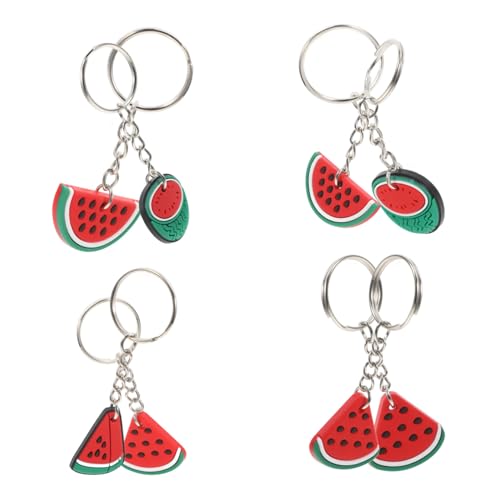 LIFKOME 8er Satz Wassermelonen-schlüsselanhänger Metall Pvc Partydekoration Kreativer Schlüsselring Anhänger Zum Aufhängen Obstimitat Für Tasche Oder Rucksack LIFKOME 8er Satz Wassermelonen-schlüsselanhänger Metall Pvc Partydekoration Kreativer Schlüsselring Anhänger Zum Aufhängen Obstimitat Für Tasche Oder Rucksack von LIFKOME
