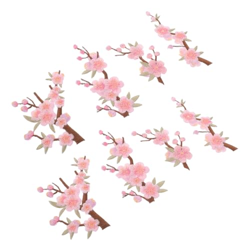 LIFKOME 8 Stück Teiliges Bestickte Blumenapplikationen Pfirsichblüten-design Strapazierfähige Blumen Stickerei zum Aufnähen für Kleidung Rucksäcke Kleider Modische Diy-dekoration LIFKOME 8 Stück Teiliges Bestickte Blumenapplikationen Pfirsichblüten-design Strapazierfähige Blumen Stickerei zum Aufnähen für Kleidung Rucksäcke Kleider Modische Diy-dekoration von LIFKOME