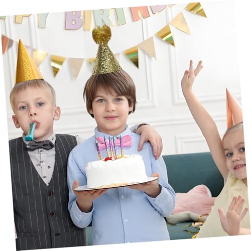 LIFKOME 8 Stück Teiliges Bunte Partyhüte mit Pompons Leichte Kegelhüte für Erwachsene Festliche Geburtstagsdekoration in Silber Rot Gold Grün für Feierlichkeiten und Feiertage LIFKOME 8 Stück Teiliges Bunte Partyhüte mit Pompons Leichte Kegelhüte für Erwachsene Festliche Geburtstagsdekoration in Silber Rot Gold Grün für Feierlichkeiten und Feiertage von LIFKOME