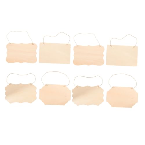 LIFKOME 8 Stück Teiliges DIY Holzschild mit Juteseil Blanke Hängende Holztafeln für Bastelarbeiten Robuste Holzplaketten für Kreative Tür Wanddeko Vielseitige DIY Holzdekoration LIFKOME 8 Stück Teiliges DIY Holzschild mit Juteseil Blanke Hängende Holztafeln für Bastelarbeiten Robuste Holzplaketten für Kreative Tür Wanddeko Vielseitige DIY Holzdekoration von LIFKOME