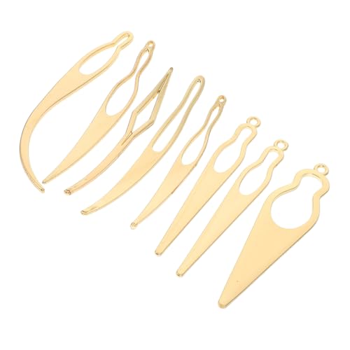 LIFKOME 8 Stück Teiliges Edelstahl Häkelnadeln für Dreadlocks Verschleißfestes Flechtwerkzeug mit Praktischem Verriegelungsmechanismus Ergonomisch Geformt für Komfortables Haarstyling und von LIFKOME