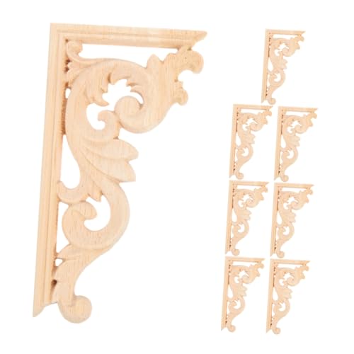 LIFKOME 8 Stück Teiliges Holzapplikationen Handgeschnitzte Möbel Ornamente Unlackiert Eckverzierung für Schranktüren Bettrahmen Spiegel DIY Möbeldekoration Europäischer Stil LIFKOME 8 Stück Teiliges Holzapplikationen Handgeschnitzte Möbel Ornamente Unlackiert Eckverzierung für Schranktüren Bettrahmen Spiegel DIY Möbeldekoration Europäischer Stil von LIFKOME