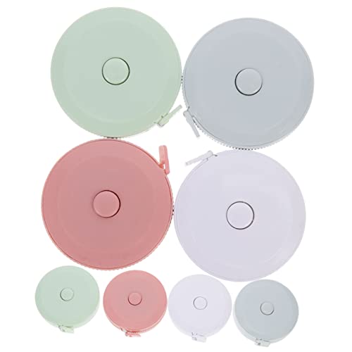 LIFKOME 8 Stück Teiliges Maßband Soft Tape Measure Flexibles Leichtes Rollmeter für Körper und Näharbeiten Kompakt Strapazierfähig Tragbar in Weiß Rosa Blau Grün LIFKOME 8 Stück Teiliges Maßband Soft Tape Measure Flexibles Leichtes Rollmeter für Körper und Näharbeiten Kompakt Strapazierfähig Tragbar in Weiß Rosa Blau Grün von LIFKOME