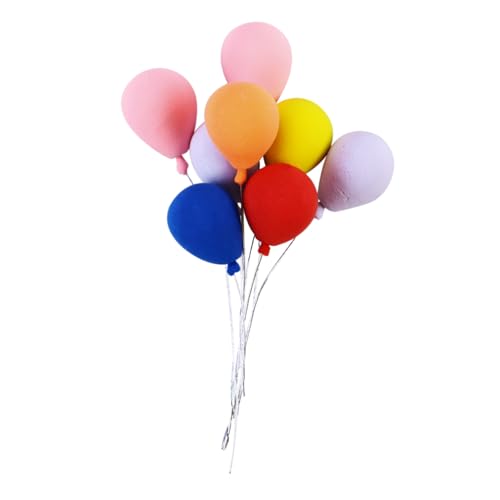 LIFKOME 8 Stück Teiliges Miniatur Puppenhaus Luftballon Realistische Form Verarbeitung Dekorative Miniaturballons für Gartenlandschaft Geeignet für Terrarien und Mini LIFKOME 8 Stück Teiliges Miniatur Puppenhaus Luftballon Realistische Form Verarbeitung Dekorative Miniaturballons für Gartenlandschaft Geeignet für Terrarien und Mini von LIFKOME