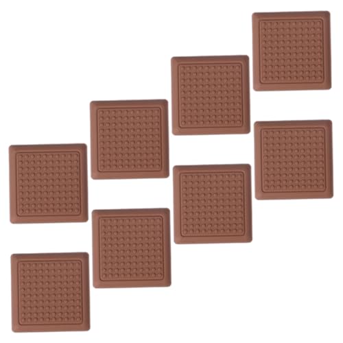 LIFKOME 8 Stück Teiliges Selbstklebende Silikon Möbelbein Pads rutschfeste Verschleißfeste Stuhl Sofafußschoner Schützende Tischbeinschoner für Fliesenböden von LIFKOME