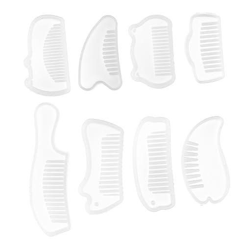 LIFKOME 8 Stück Teiliges Silikon Gießform für DIY Kamm Flexible und Langlebige Epoxidharz Form Halbtransparente Silikonform für Präzises Kunstharz Gießen für Handwerk und Bastelprojekte LIFKOME 8 Stück Teiliges Silikon Gießform für DIY Kamm Flexible und Langlebige Epoxidharz Form Halbtransparente Silikonform für Präzises Kunstharz Gießen für Handwerk und Bastelprojekte von LIFKOME
