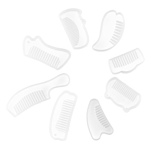 LIFKOME 8 Stück Teiliges Silikon Resin Gießform für Kammherstellung Flexible Waschbare DIY Epoxidharz Formen Reißfest und Langlebig für Individuelle Schmuck Bastelprojekte LIFKOME 8 Stück Teiliges Silikon Resin Gießform für Kammherstellung Flexible Waschbare DIY Epoxidharz Formen Reißfest und Langlebig für Individuelle Schmuck Bastelprojekte von LIFKOME