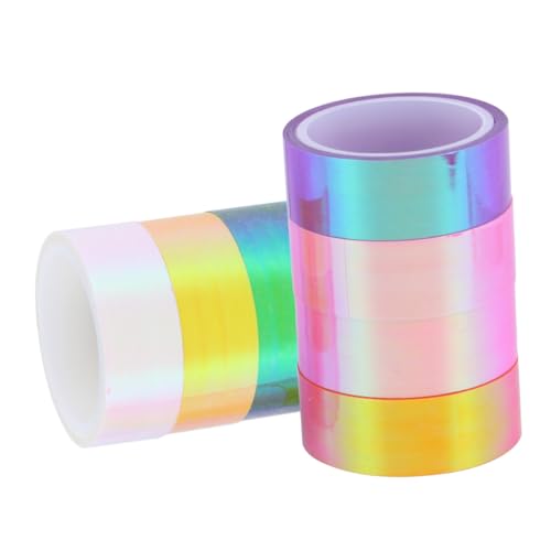 LIFKOME 8 Stück Teiliges Washi Paper Tape Bunte Bronzing etiketten Aufkleber Stilvoll für DIY Tagebuch Hand Account Scrapbooking Selbstklebendes Dekoratives Klebeband für Kalender und LIFKOME 8 Stück Teiliges Washi Paper Tape Bunte Bronzing etiketten Aufkleber Stilvoll für DIY Tagebuch Hand Account Scrapbooking Selbstklebendes Dekoratives Klebeband für Kalender und von LIFKOME
