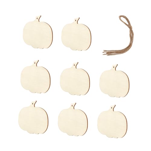 LIFKOME 8 Stück Unbehandelte Holzscheiben Kürbisform DIY Holzplättchen Basteln Halloween Dekoration Naturholz Baumscheiben zum Bemalen und Aufhängen LIFKOME 8 Stück Unbehandelte Holzscheiben Kürbisform DIY Holzplättchen Basteln Halloween Dekoration Naturholz Baumscheiben zum Bemalen und Aufhängen von LIFKOME