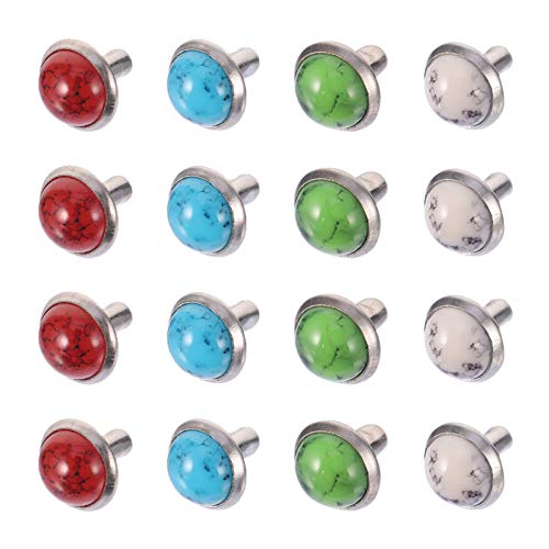 LIFKOME 80 Stück Faux Türkis Nieten Schnelle Metallrivet für DIY Schmuck Bekleidungsaccessoires für Bastelprojekte und Kreative Anwendungen LIFKOME 80 Stück Faux Türkis Nieten Schnelle Metallrivet für DIY Schmuck Bekleidungsaccessoires für Bastelprojekte und Kreative Anwendungen von LIFKOME