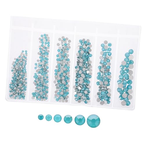 LIFKOME 820 Stück Strasssteine in Verschiedenen Flach für Nageldesign DIY Schmuck Handyhüllen Basteln Vielseitig Einsetzbare Glänzende Nagelsteine aus von LIFKOME