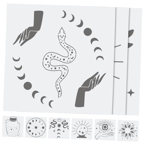 LIFKOME 9 Stück Teiliges Sternbild Schablonen aus Pet Wiederverwendbare Hohl Geschnittene Malvorlagen für Wandgestaltung Möbel DIY Zeichenschablonen und Kreative Wandmalerei LIFKOME 9 Stück Teiliges Sternbild Schablonen aus Pet Wiederverwendbare Hohl Geschnittene Malvorlagen für Wandgestaltung Möbel DIY Zeichenschablonen und Kreative Wandmalerei von LIFKOME