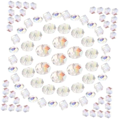 LIFKOME 90 Stück Teiliges Ab farbglas perlen Halsketten Facettierte Transparente Glasperlen in Verschiedenen Langlebig und Glatt für DIY Schmuckherstellung und Armbänder LIFKOME 90 Stück Teiliges Ab farbglas perlen Halsketten Facettierte Transparente Glasperlen in Verschiedenen Langlebig und Glatt für DIY Schmuckherstellung und Armbänder von LIFKOME