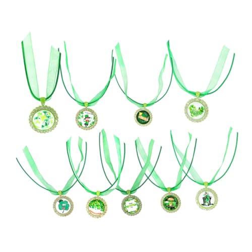 LIFKOME 9Stücke Patrick Day Halsketten Dekorative Halsreifen Mit Glassteinen Für Partys Festival Schmuck Für Mädchen Grünes Design Für Feiern Und Anlässe LIFKOME 9Stücke Patrick Day Halsketten Dekorative Halsreifen Mit Glassteinen Für Partys Festival Schmuck Für Mädchen Grünes Design Für Feiern Und Anlässe von LIFKOME