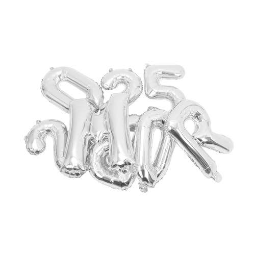 LIFKOME Abschluss Folienballons Silber Metallic für Party Dekorationen Vielseitig für Innen und Außen Einfache Handhabung Festliche Atmosphäre für und Feierlichkeiten LIFKOME Abschluss Folienballons Silber Metallic für Party Dekorationen Vielseitig für Innen und Außen Einfache Handhabung Festliche Atmosphäre für und Feierlichkeiten von LIFKOME