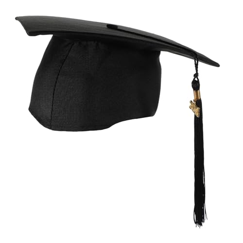 LIFKOME Absolventenhut mit Quaste für Hochschulabschlüsse Unisex Abschlussmütze für Bachelor Master und Schulabschlüsse für Feierlichkeiten und Fotorequisiten von LIFKOME