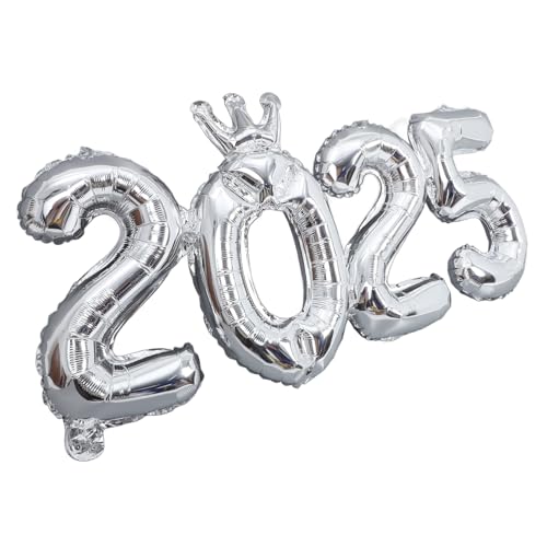 LIFKOME Aluminium Folienballons Neujahrs und Abschlussfeier Dekoration und Langlebig für Partys Silberne Krone Teiliges LIFKOME Aluminium Folienballons Neujahrs und Abschlussfeier Dekoration und Langlebig für Partys Silberne Krone Teiliges von LIFKOME