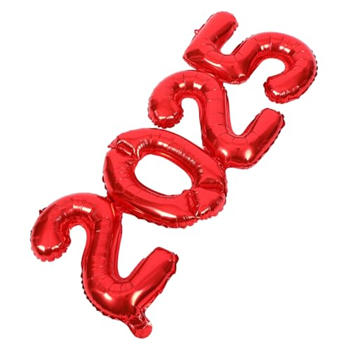 LIFKOME Aluminium Folienballons Stabile Partydeko für Silvester und Abschlussfeier Rote Zahlenballons für Neujahrsfest und Graduation Party Langlebig und Dekorativ LIFKOME Aluminium Folienballons Stabile Partydeko für Silvester und Abschlussfeier Rote Zahlenballons für Neujahrsfest und Graduation Party Langlebig und Dekorativ von LIFKOME