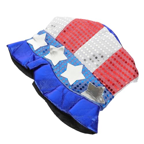 LIFKOME Amerikanischer Flaggenhut Für Unabhängigkeitstag Patriotic Party Kopfbedeckung Hoher Hut Mit Flagge Für Männer Und Frauen Festival Hat Decor von LIFKOME