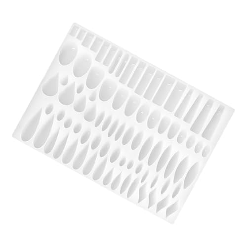 LIFKOME Anhänger-Klebeform Ohrringe Harzform Anhänger Silikonform Anhängerform für Ohrringe Halsketten-Anhängerform aus Epoxidharz Kristallclusterform Steine-Harz-Formen Kieselgel Weiß LIFKOME Anhänger-Klebeform Ohrringe Harzform Anhänger Silikonform Anhängerform für Ohrringe Halsketten-Anhängerform aus Epoxidharz Kristallclusterform Steine-Harz-Formen Kieselgel Weiß von LIFKOME