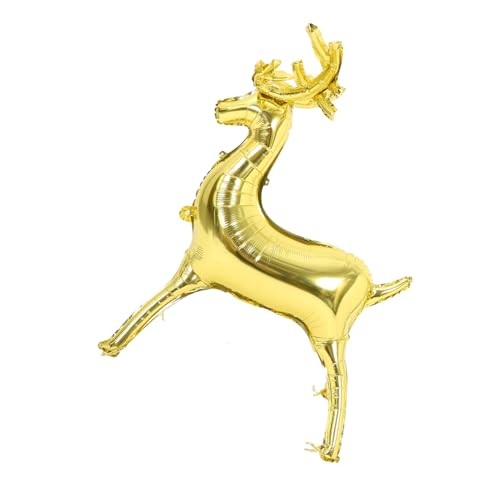 LIFKOME Aufblasbarer Rentier Ballon aus Aluminiumfolie Große Stehende Weihnachtsdeko Integrierte Basis für Stabilen Halt Vielseitig für Garten und Partydekoration Langlebig und Leicht LIFKOME Aufblasbarer Rentier Ballon aus Aluminiumfolie Große Stehende Weihnachtsdeko Integrierte Basis für Stabilen Halt Vielseitig für Garten und Partydekoration Langlebig und Leicht von LIFKOME