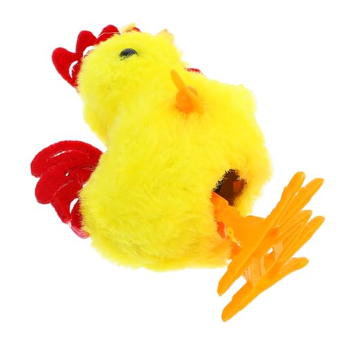 LIFKOME Aufziehbares, Springendes Plüsch-hühnchen-Spielzeug, Weiches Simuliertes Huhn Für Kinder, Ostern Und Partygeschenke von LIFKOME