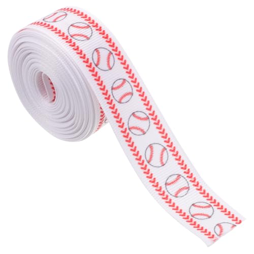 LIFKOME Baseball Rippband Yards Dekoratives Verpackungsband für Kuchen Partys Langlebiges Tragbares Geschenkband für Kreative Bastelarbeiten LIFKOME Baseball Rippband Yards Dekoratives Verpackungsband für Kuchen Partys Langlebiges Tragbares Geschenkband für Kreative Bastelarbeiten von LIFKOME