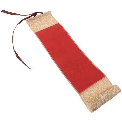 LIFKOME Blank Hanging Scroll Wax Dyed Mini Paper Wrapped Wood Rod Für Chinesische Kalligrafie Malerei Diy Kunstprojekt Dekorationsrolle Im Vintage Stil von LIFKOME