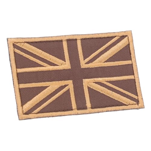 LIFKOME Britische Flagge Aufnäher Gestickte Applikation für Kleidung Hüte und Rucksäcke Langlebige und Waschbare Stoff Patches für Gestaltungen und Persönliche von LIFKOME