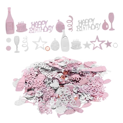 LIFKOME Bunte Happy Birthday Konfetti Pack Streudeko Tischdeko für Geburtstagsfeier Shower Vielseitige Partydekoration Farbenfrohe Tischstreu für Festliche Anlässe von LIFKOME
