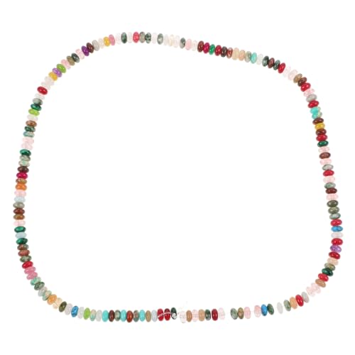 LIFKOME Bunte Naturstein Schmuckperlen Lose Kleine Perlen zum Auffädeln Dekorative Spacer Beads für DIY Halsketten Armbänder Ohrringe Schmuckherstellung von LIFKOME