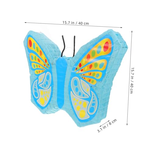 LIFKOME Butterfly Pinata zum Befüllen mit Süßigkeiten Bunte Party Dekoration Interaktives Spiel für Kindergeburtstag Mitgebsel Kindergeburtstag Farbenfrohes Schmetterlingsmotiv Partyspaß von LIFKOME