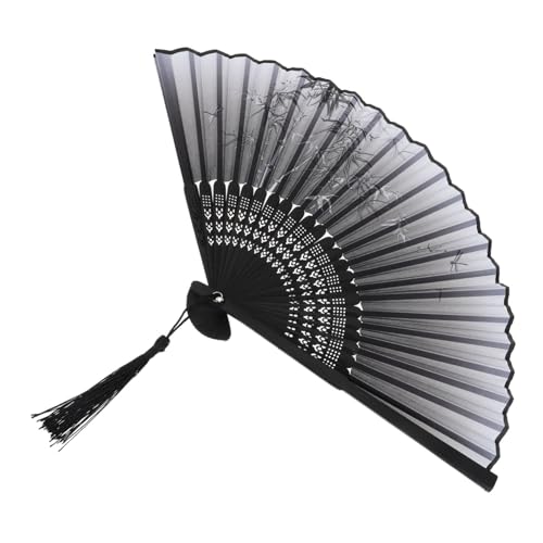 LIFKOME Chinesischer Faltfächer aus Holz und Praktischer Vintage Handfächer für Tanz Party Dekoration Eleganter Chinesischer Stil Foto Requisiten LIFKOME Chinesischer Faltfächer aus Holz und Praktischer Vintage Handfächer für Tanz Party Dekoration Eleganter Chinesischer Stil Foto Requisiten von LIFKOME